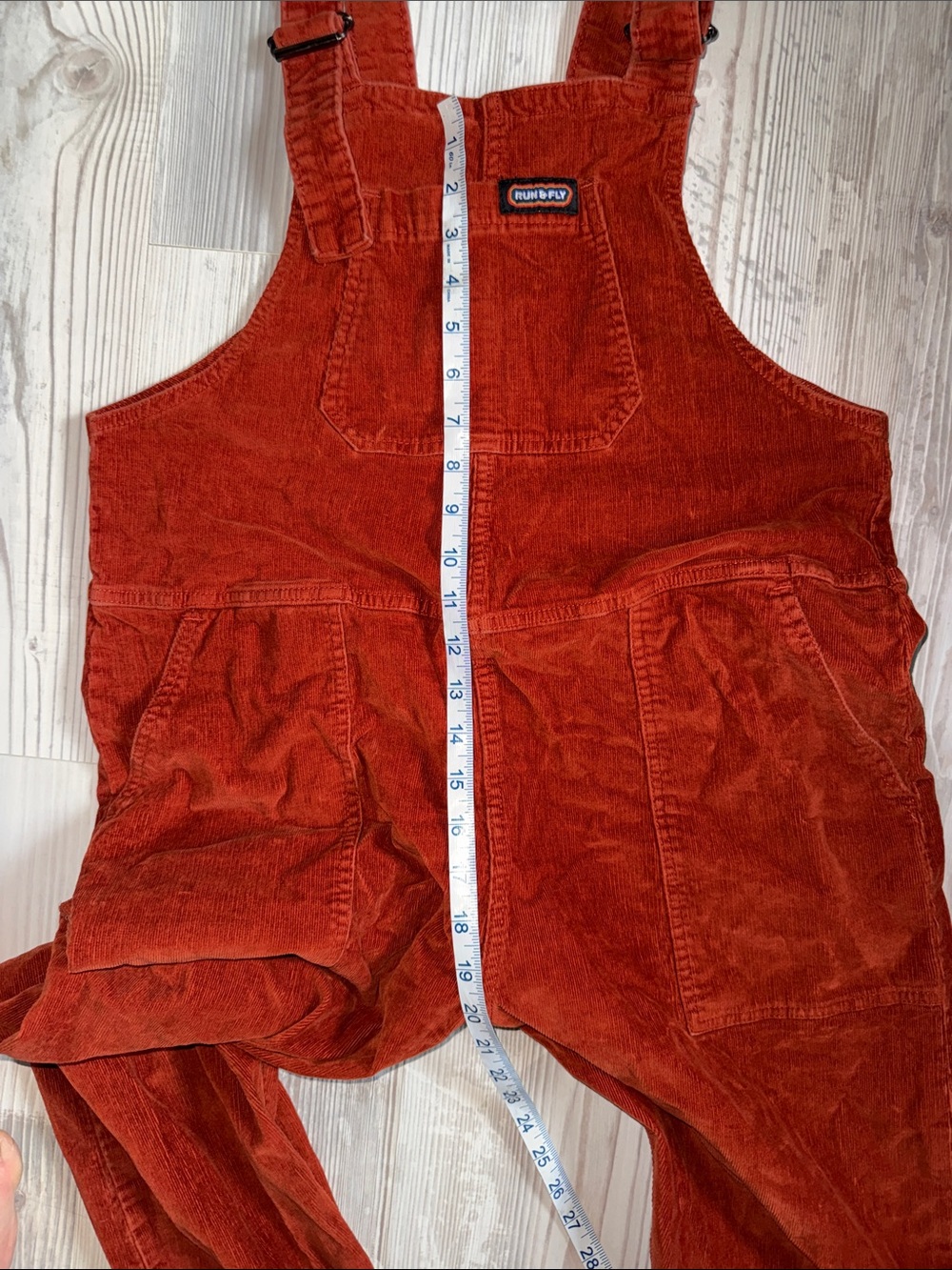 Run & Fly Corduroy Overalls, Size Small - Picture 10 of 10